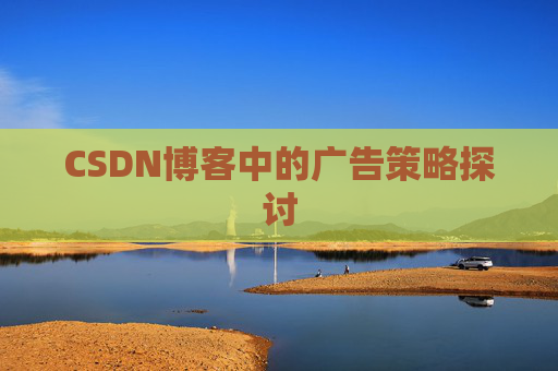 CSDN博客中的广告策略探讨